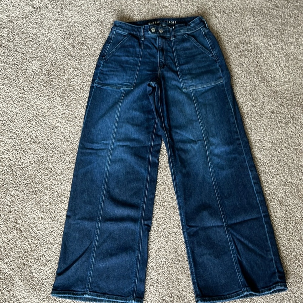 American Eagle Wide leg denim